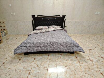 رو تختی 2نفره طرح پتینه طوسی کد233 - Image 3