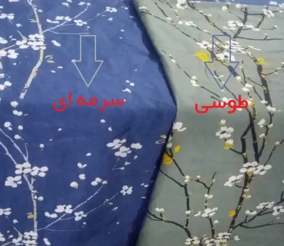 رنگ های پارچه های روتختی